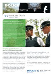 HEALTH & SAFETY MATTERS - Kent Police Federation