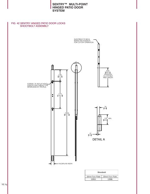 sliding patio door - Truth Hardware