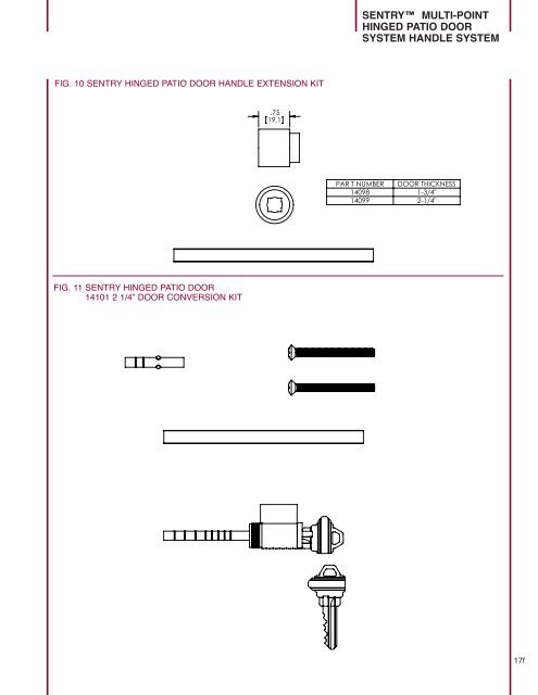 sliding patio door - Truth Hardware