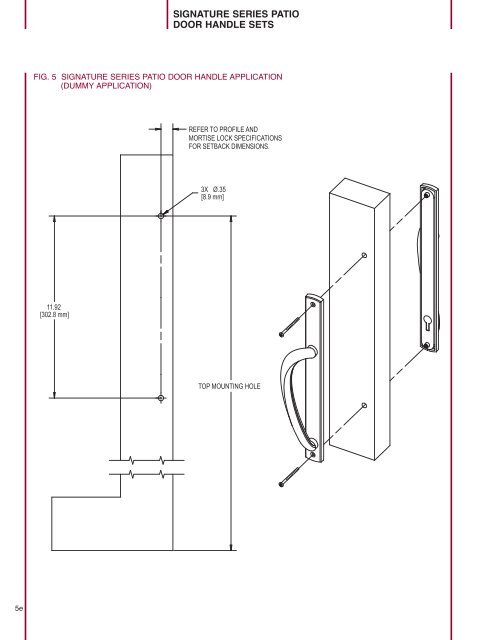 sliding patio door - Truth Hardware