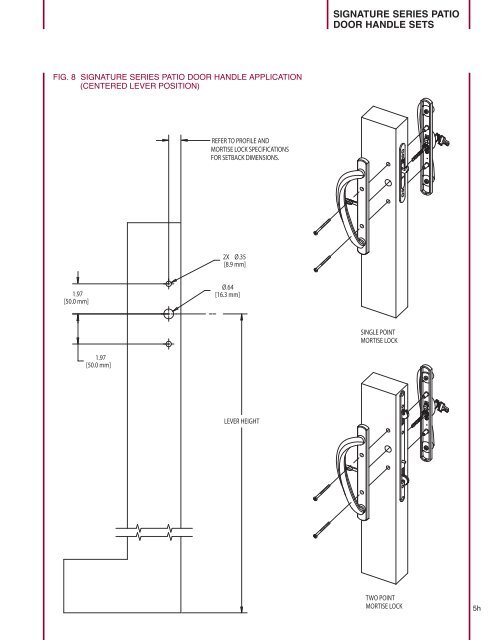 sliding patio door - Truth Hardware