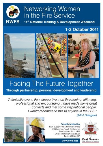 Event flyer - Networking Women in the Fire Service