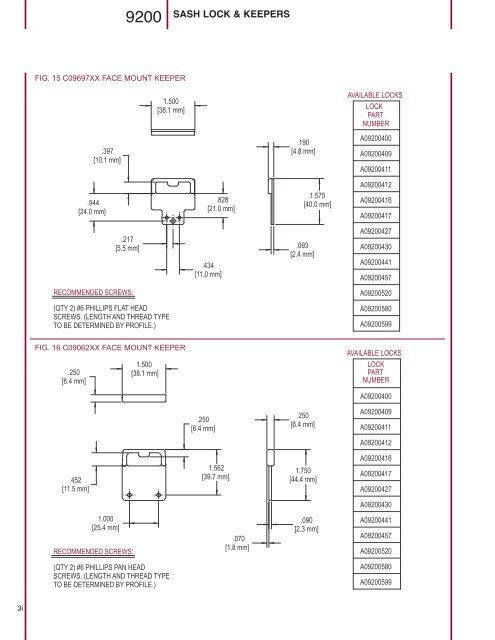 SASH LOCK - Truth Hardware