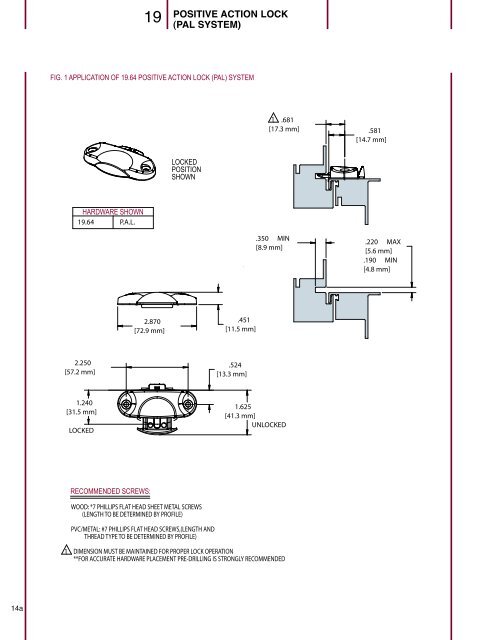 SASH LOCK - Truth Hardware