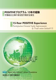 15th Years JILAF Positive Experiences - ITUC-AP