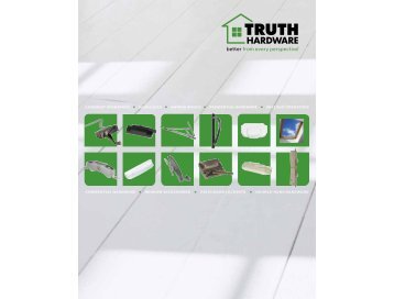 Truth Hardware Promotional Product Catalog