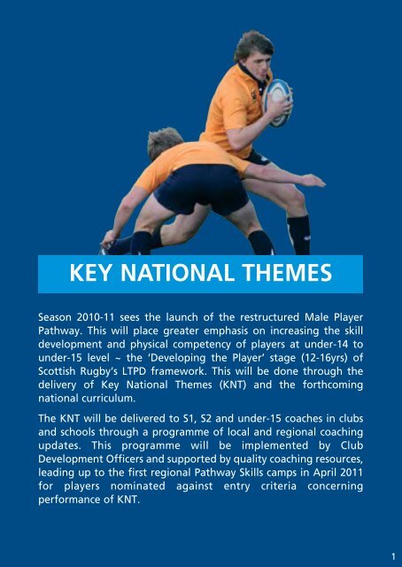 Key National Theme - Scottish Rugby Union