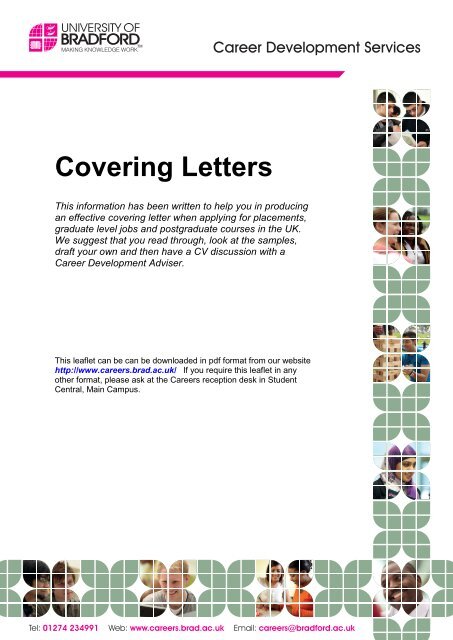 university of bradford cover letter