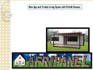 New Age and Trendy Living Space with Prefab Houses