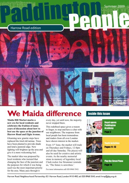 We Maida difference - Paddington Development Trust