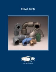 Dixon's swivel joints