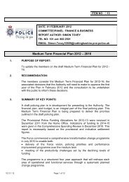 ITEM NO - Nottinghamshire Police Authority