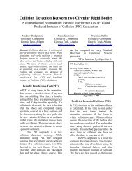 Collision Detection Between two Circular Rigid Bodies