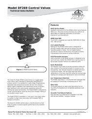 view sales bulletin (pdf) - dyna-flo control valves