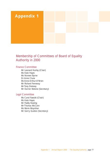 Annual Report 2000.pdf (size 2.3 MB) - Equality Authority