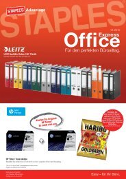 EO Aktionsflyer Staples Advantage