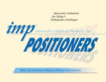 Positioner Brochure - Innovative Medical Products