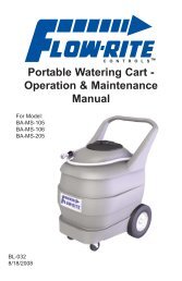 LIVEWELL CONTROL SYSTEMS - Flow-Rite