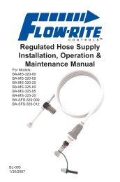 LIVEWELL CONTROL SYSTEMS - Flow-Rite