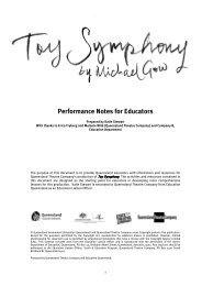 TEACHERS' NOTES: Toy Symphony - AustralianPlays.org