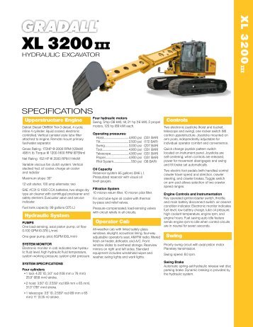 Gradall XL 3200 III - Gradall Industries, Inc.