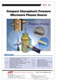 Atmospheric Pressure Plasma System 267KB