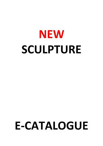 NEW SCULPTURE E-CATALOGUE