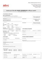 Download Form - NTUC