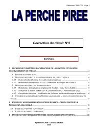 la correction du devoir 5 - IUFM de Toulouse