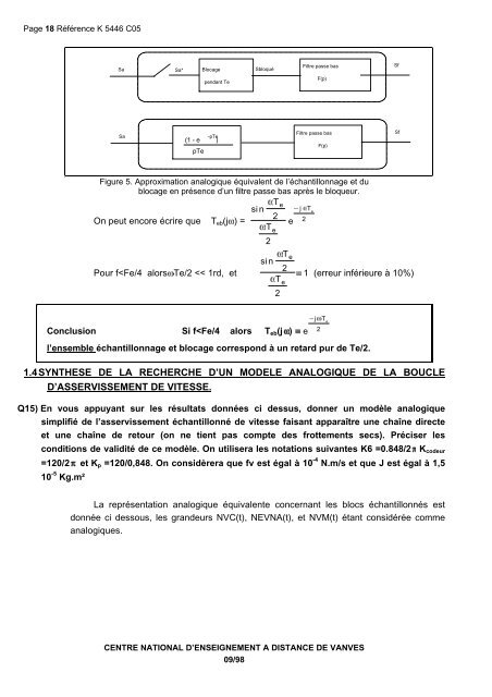 la correction du devoir 5 - IUFM de Toulouse