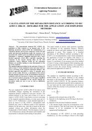 calculation of the separation distance according to iec 62305-3