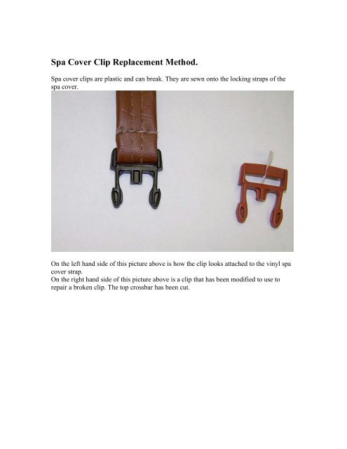 replacement plastic strap clips