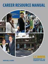 Career Resource Manual - UC Davis / Internship and Career Center