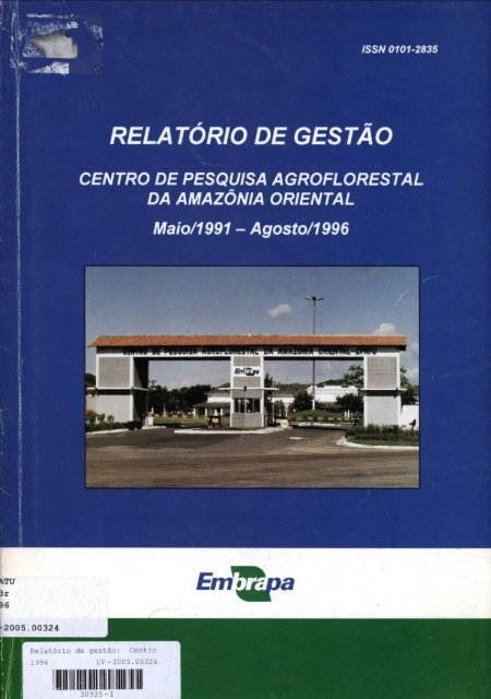 1 - Infoteca-e - Embrapa