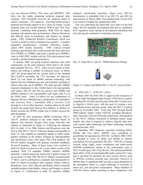 History of Wireless Local Area Networks (WLANs) - Information ...