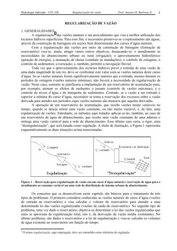 Regularizacao de Vazoes.pdf - LEB/ESALQ/USP