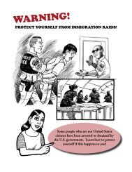 What to do in case of a raid - Northwest Immigrant Rights Project