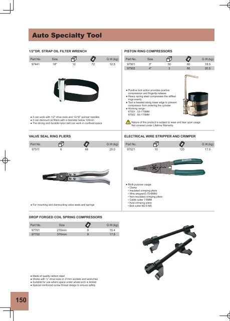 Catalog scule de mână și accesorii SATA Tools