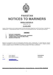 NOTICES TO MARINERS