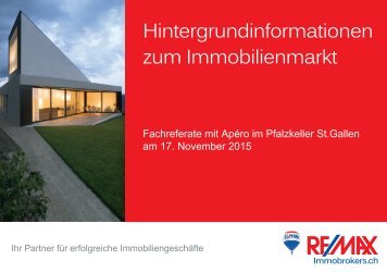 Hintergrundinformationen zum Immobilienmarkt