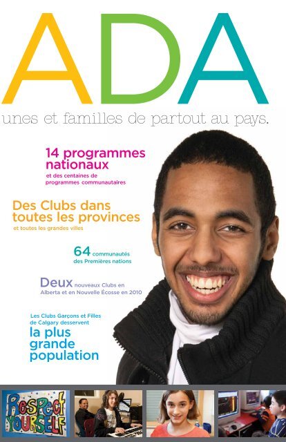 rapport annuel 2010 - Boys and Girls Clubs of Canada