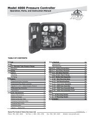 Dyna-Flo 4000 Operation, Parts and Instruction Manual