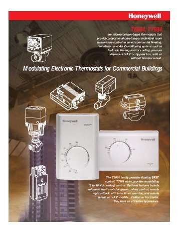 Honeywell Modulating Electronic Control Thermostats - Kele