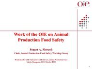 Animal Production Food Safety Working Group - OIE Asia-Pacific