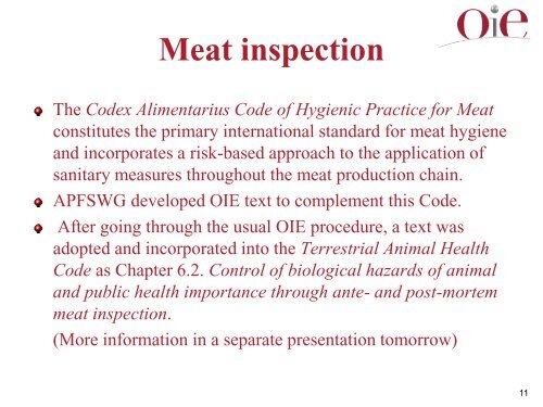 Animal Production Food Safety Working Group - OIE Asia-Pacific