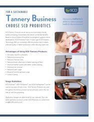 Tannery Business - SCD Probiotics