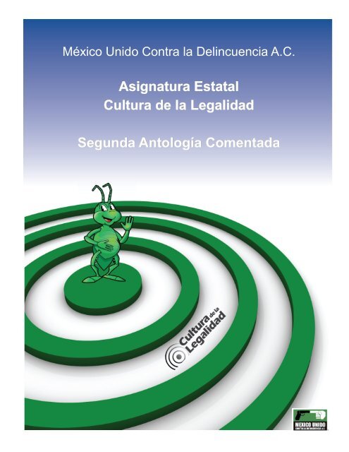 Asignatura Estatal Cultura de la Legalidad Segunda Antología 