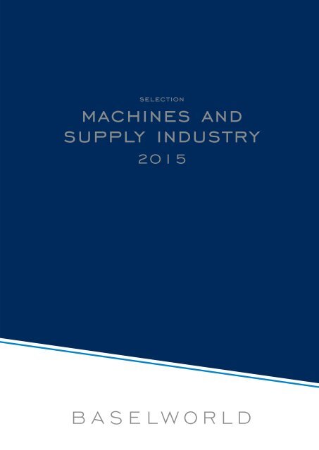 machines and supply industry 2015