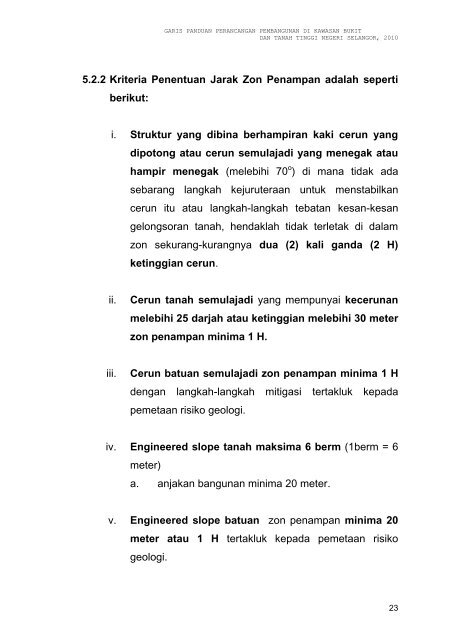 TAFSIRAN PEMAKAIAN GARIS PANDUAN Garis ... - JPBD Selangor