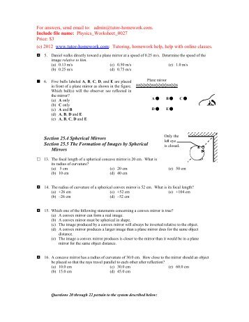 Section 1 - Tutor-Homework.com